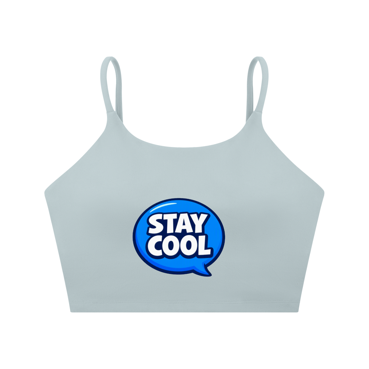 Stay Cool Spaghetti Strap Yoga Sports Bra | TOVA T's
