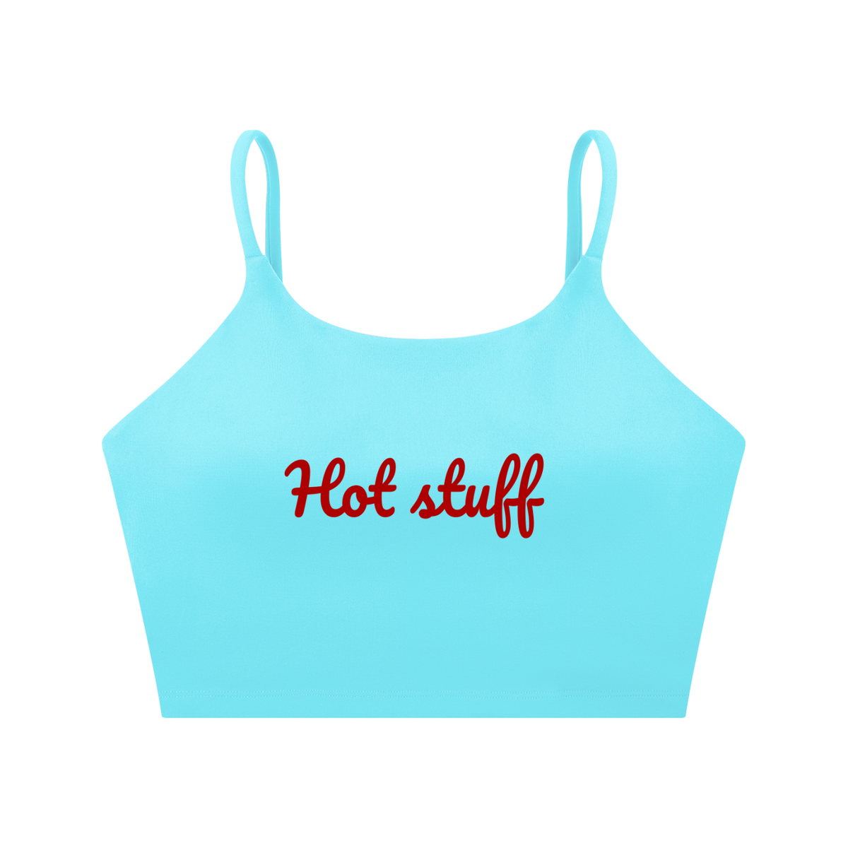 Hot Stuff Spaghetti Strap Yoga Sports Bra | TOVA T's
