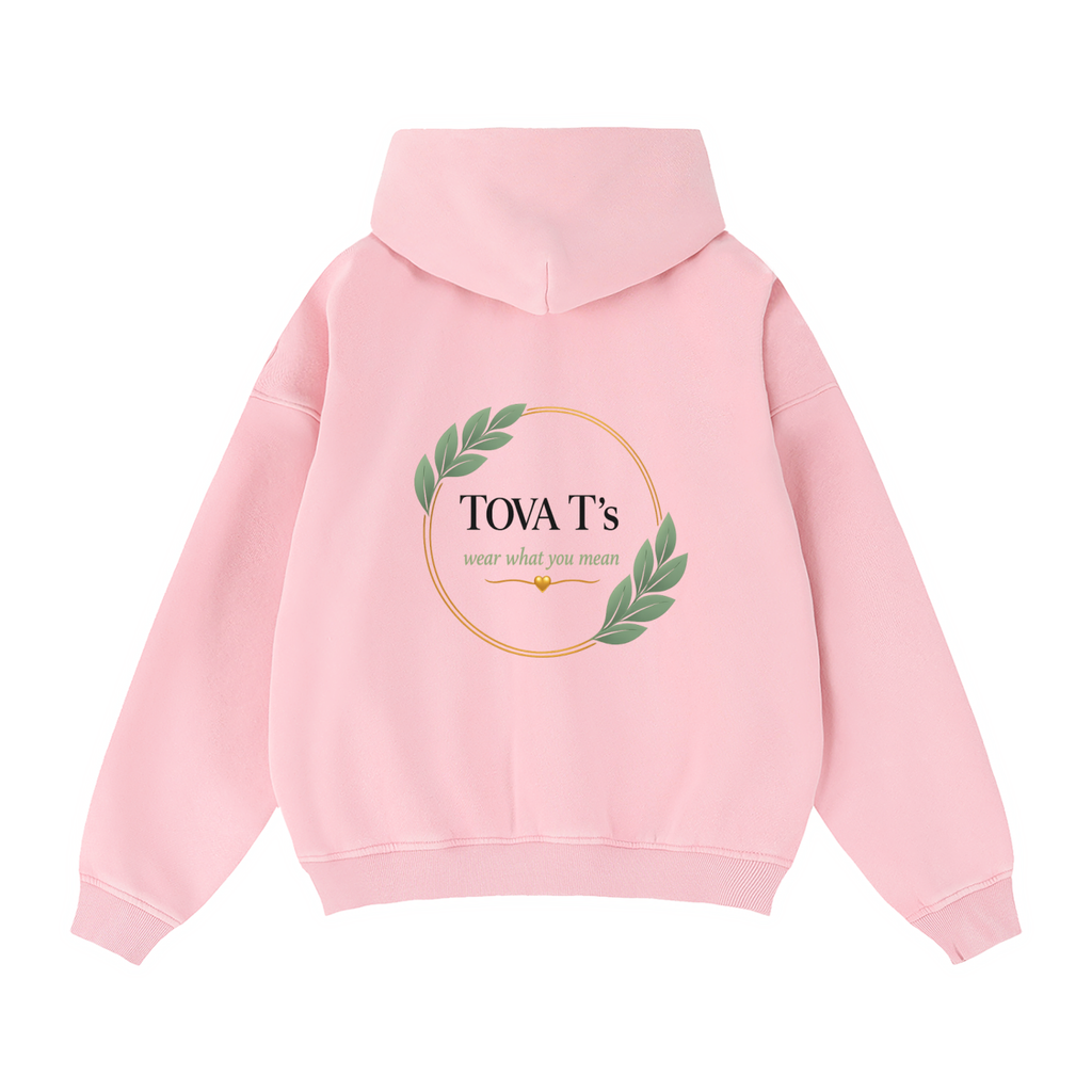Zip-Through Boxy Fleece Hoodie