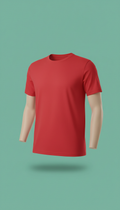 Power red statement tee