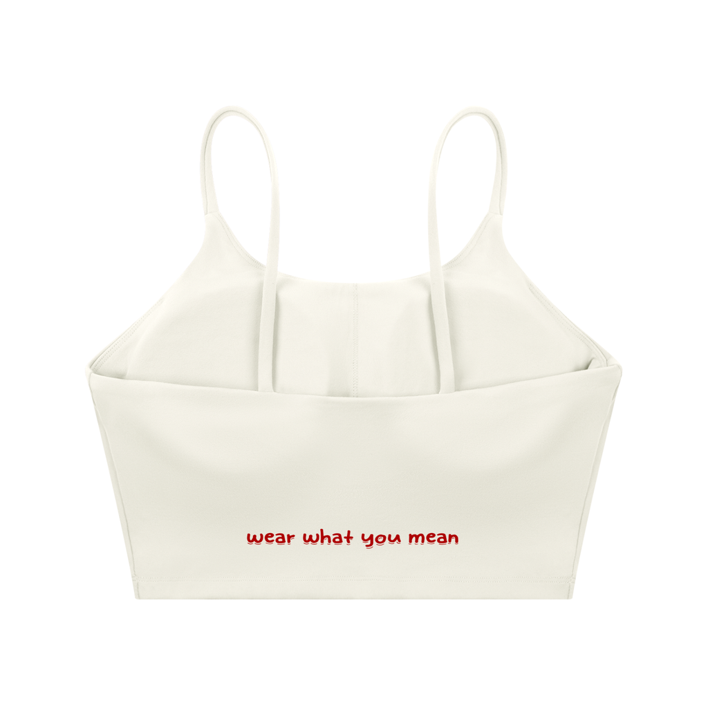 Too Hot to Handle Spaghetti Strap Yoga Sports Bra | TOVA T's