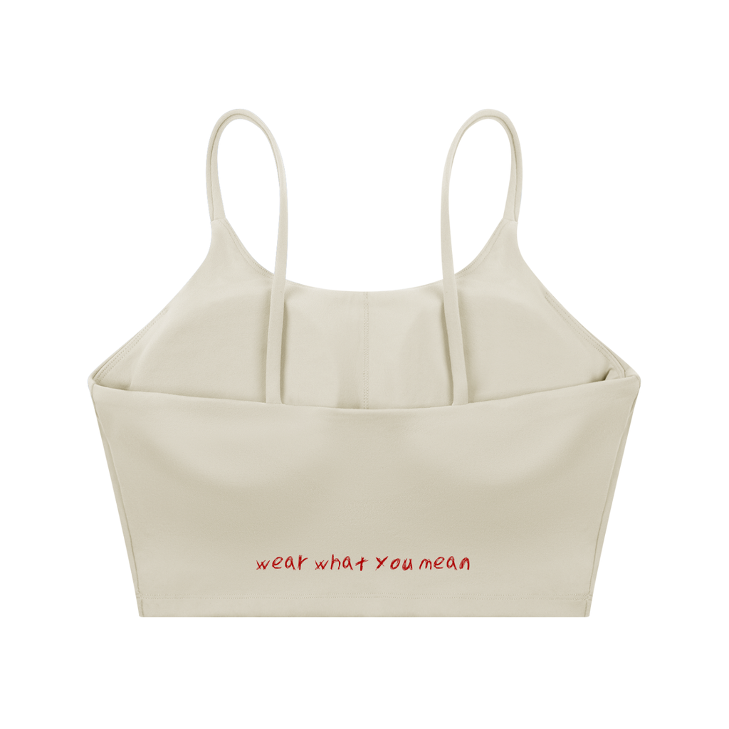 Where the Hell Spaghetti Strap Yoga Sports Bra | TOVA T's