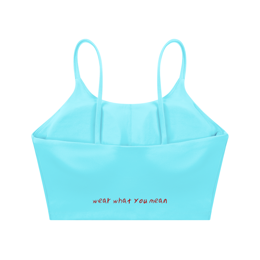 Hot Stuff Spaghetti Strap Yoga Sports Bra | TOVA T's