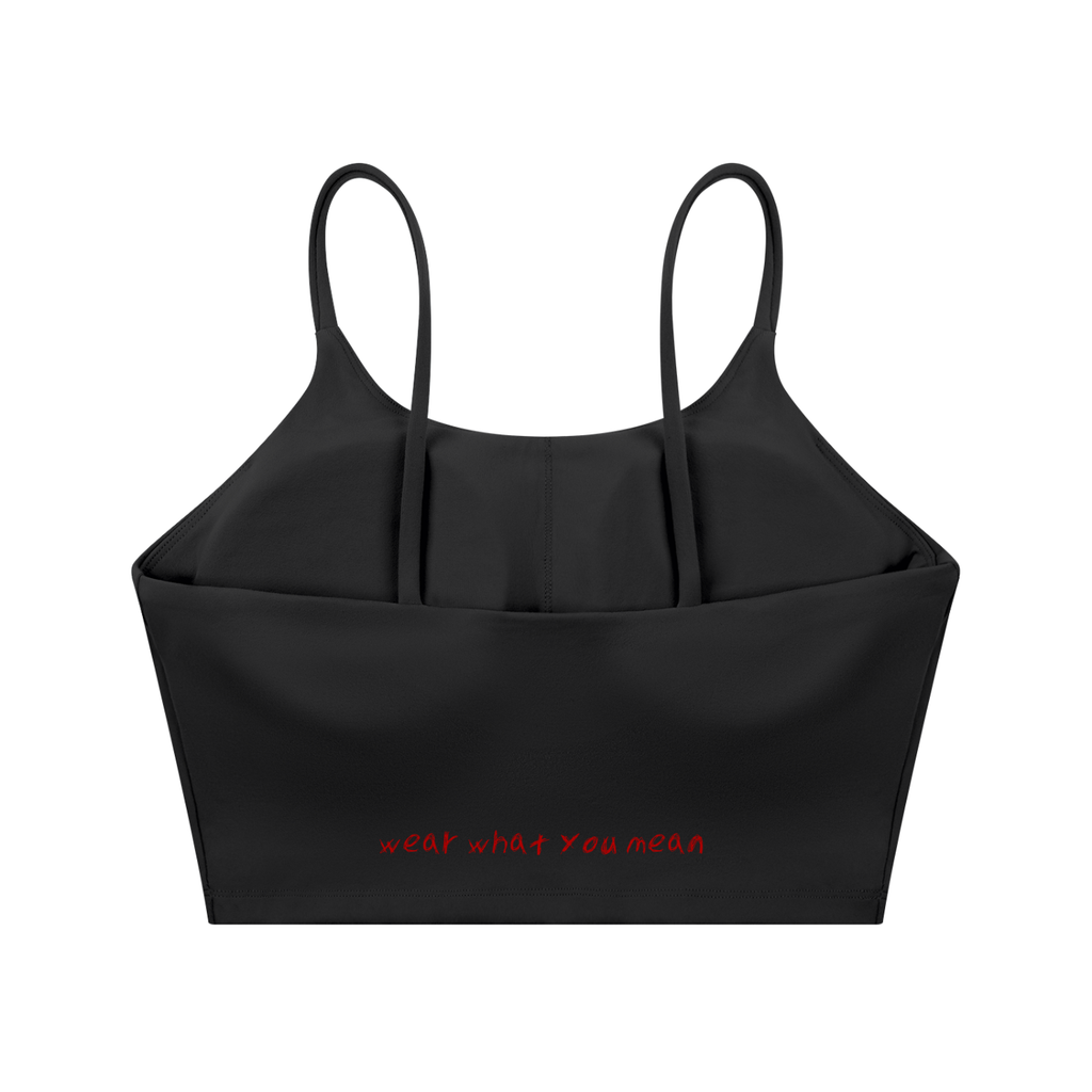 Scorchio Spaghetti Strap Yoga Sports Bra | TOVA T's