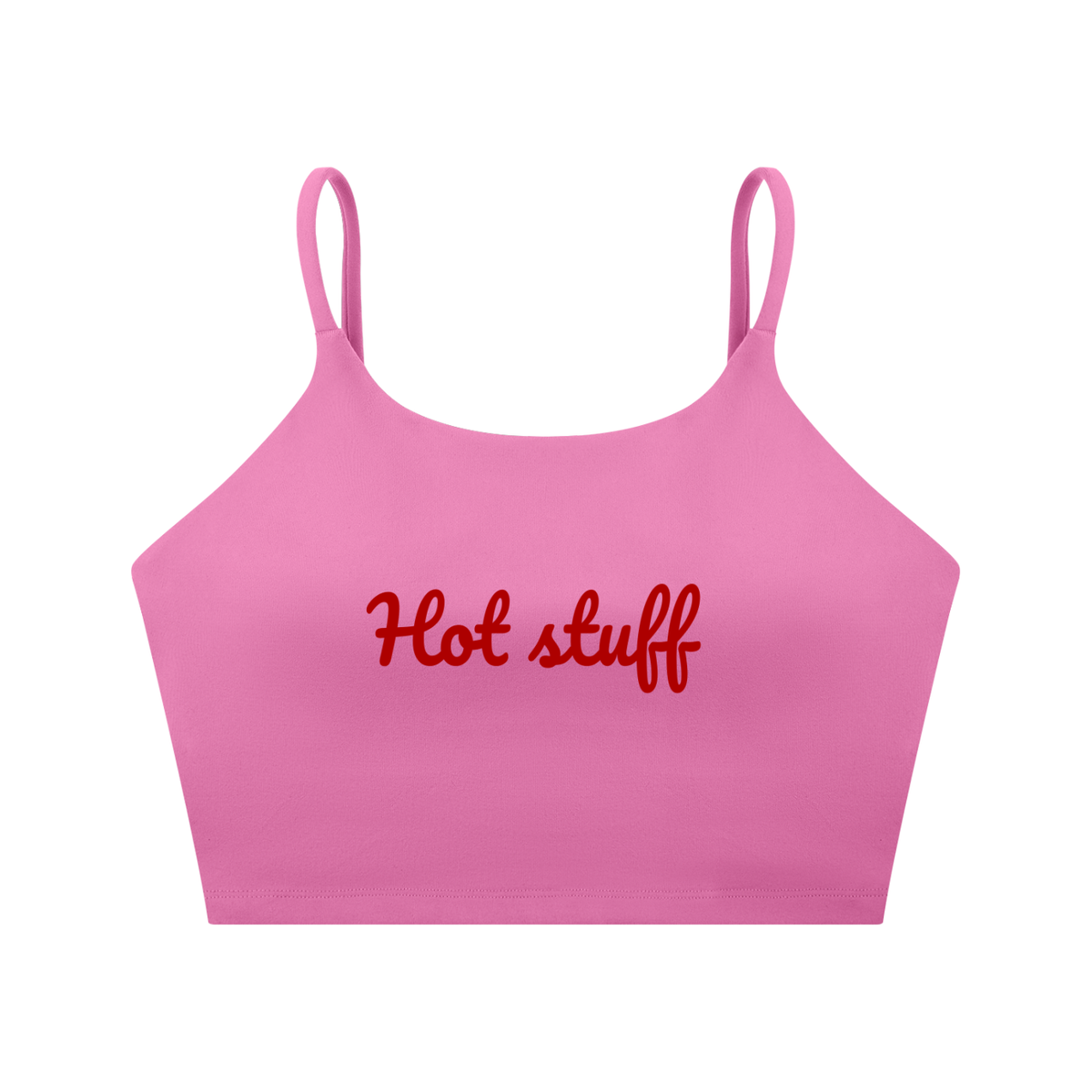 Hot Stuff Spaghetti Strap Yoga Sports Bra | TOVA T's