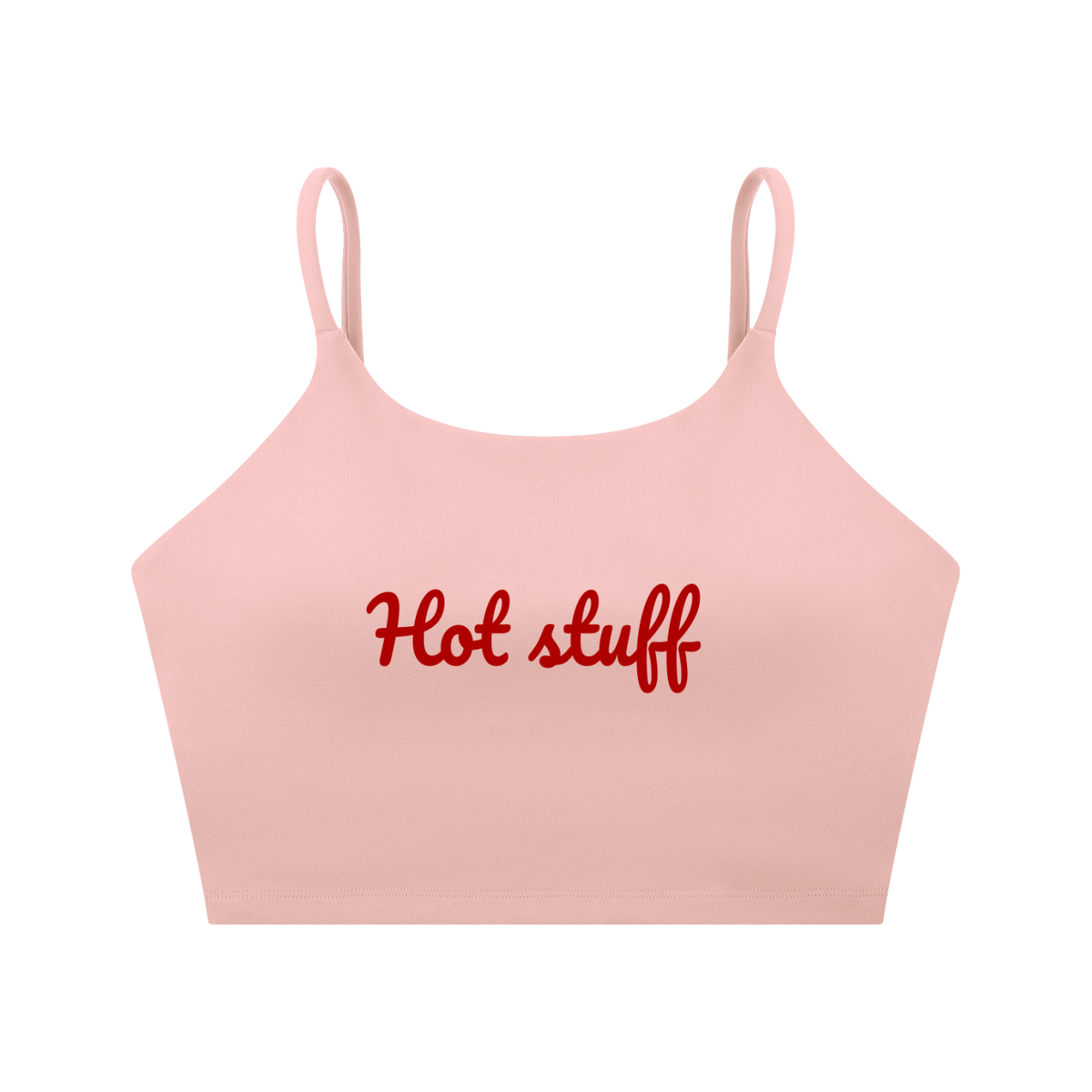 Hot Stuff Spaghetti Strap Yoga Sports Bra | TOVA T's