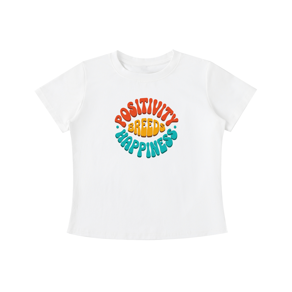 Positivity Breeds Happiness Vintage Wash T-Shirt | TOVA T's