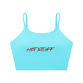 Spaghetti Strap Yoga Sports Bra - Hot stuff (2)