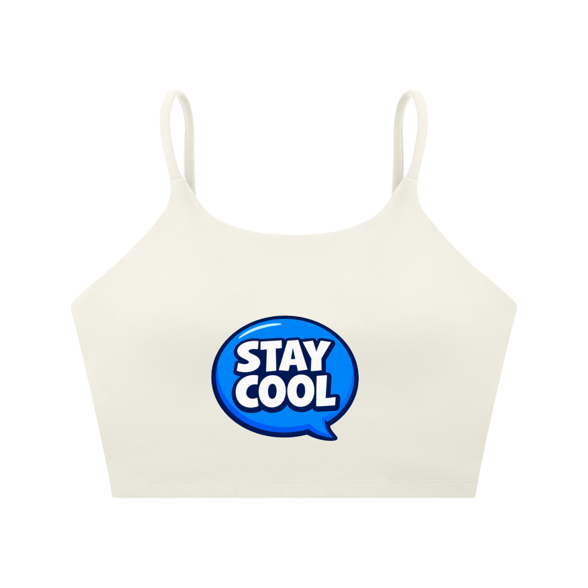 Stay Cool Spaghetti Strap Yoga Sports Bra | TOVA T's