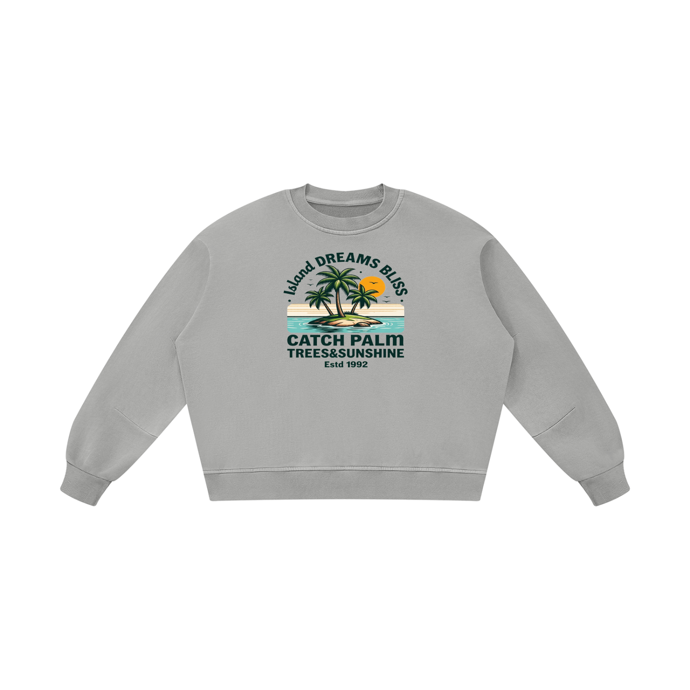 Unisex Boxy Vintage Washed Sweatshirt