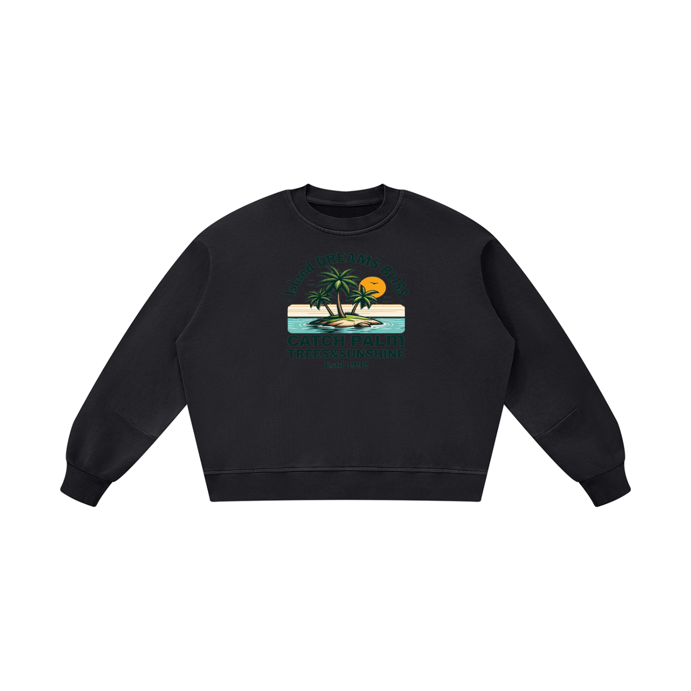 Unisex Boxy Vintage Washed Sweatshirt
