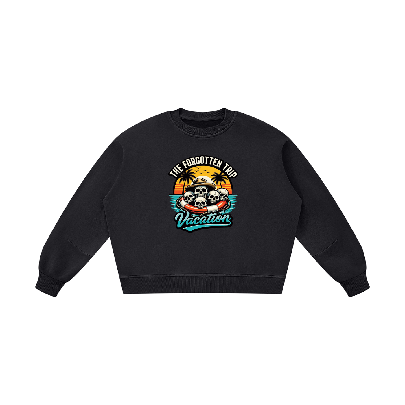 Unisex Boxy Vintage Washed Sweatshirt