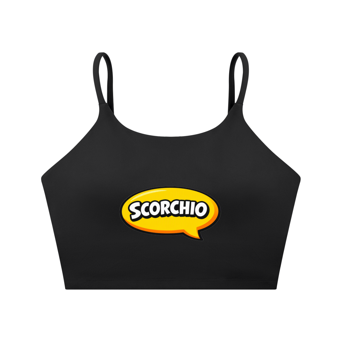 Scorchio Spaghetti Strap Yoga Sports Bra | TOVA T's