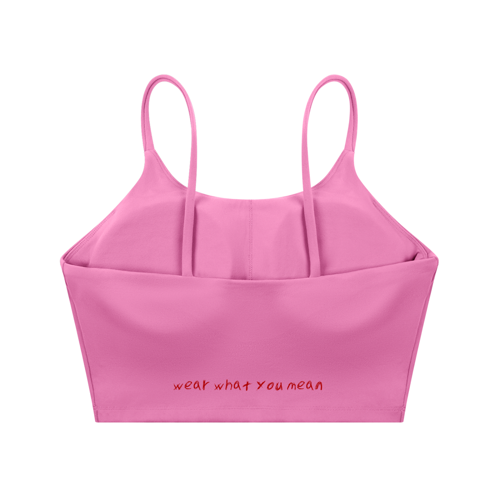 Stay Cool Spaghetti Strap Yoga Sports Bra | TOVA T's