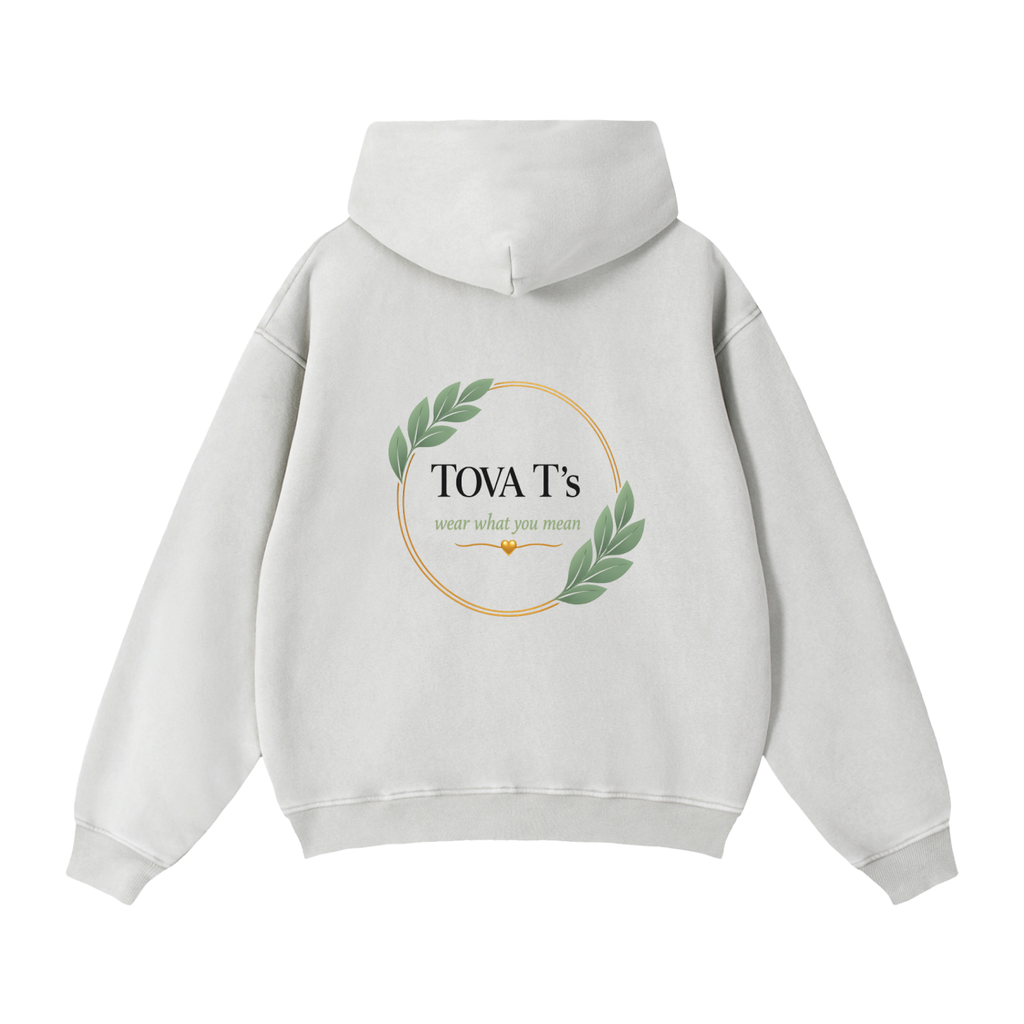 Zip-Through Boxy Fleece Hoodie