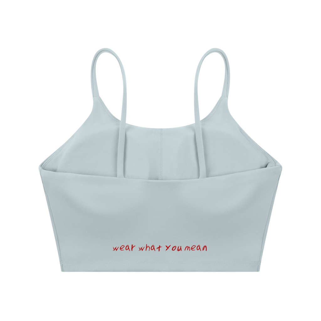 Where the Hell Spaghetti Strap Yoga Sports Bra | TOVA T's