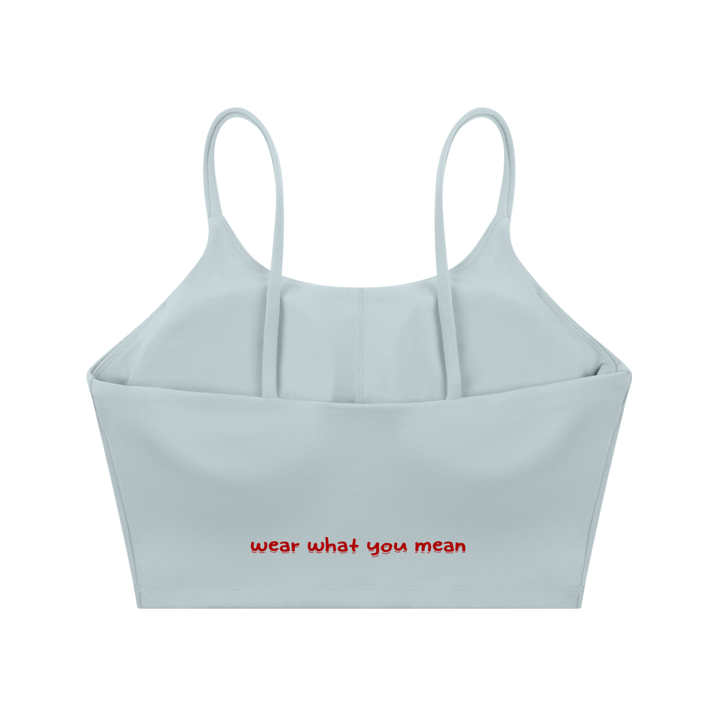 Too Hot to Handle Spaghetti Strap Yoga Sports Bra | TOVA T's