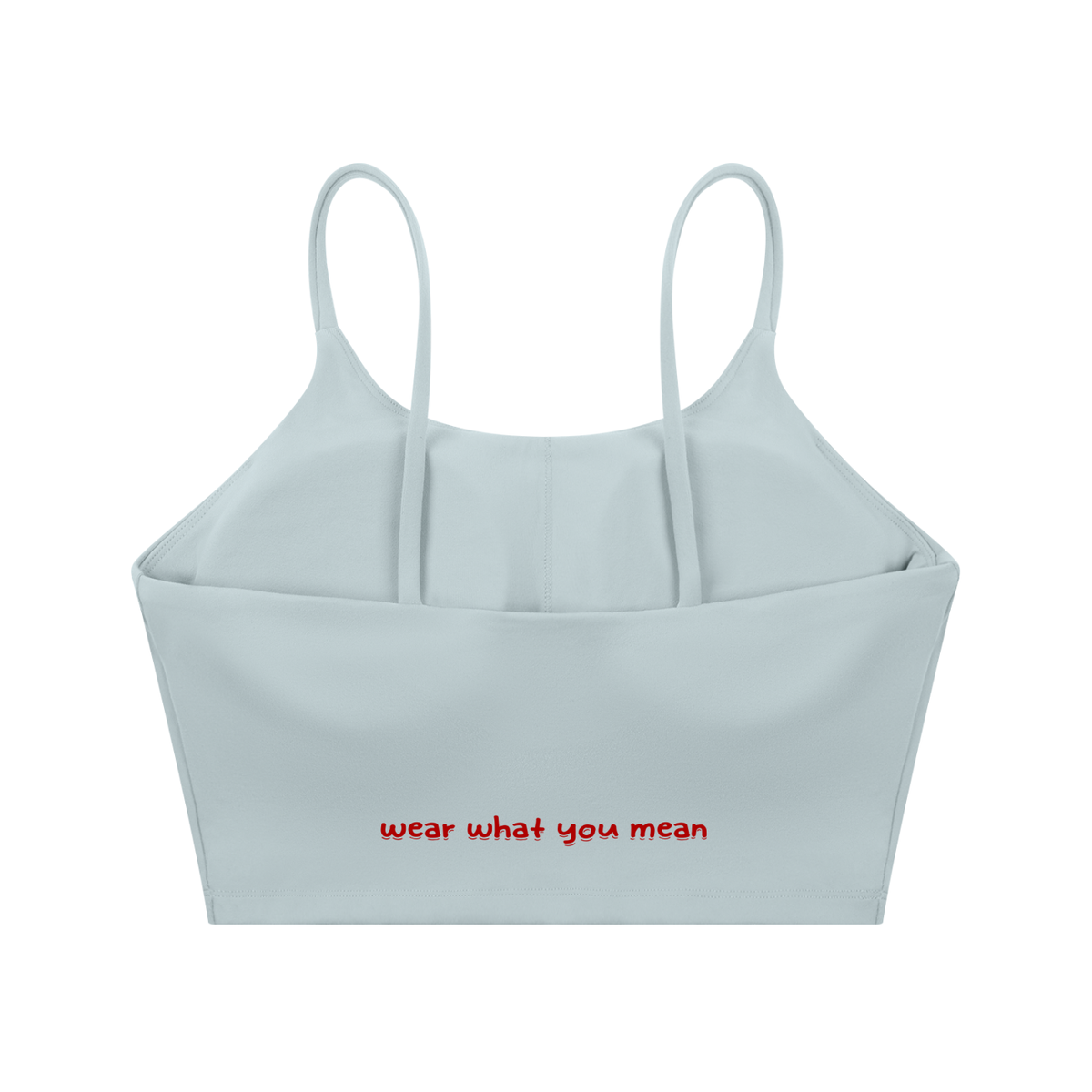Too Hot to Handle Spaghetti Strap Yoga Sports Bra | TOVA T's