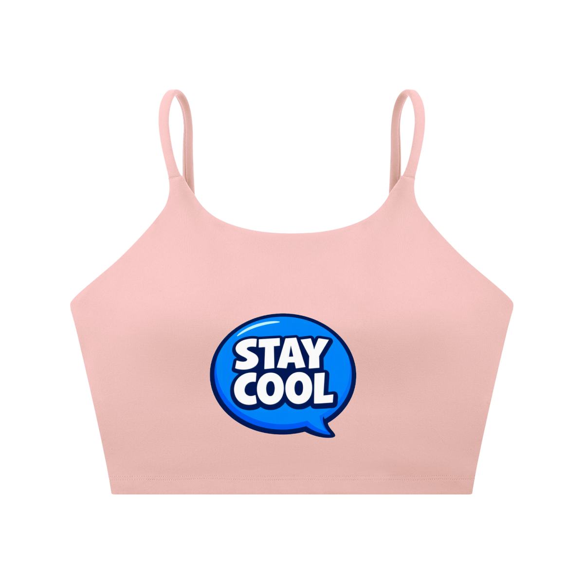 Stay Cool Spaghetti Strap Yoga Sports Bra | TOVA T's