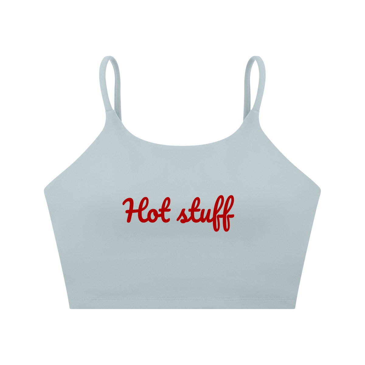 Hot Stuff Spaghetti Strap Yoga Sports Bra | TOVA T's
