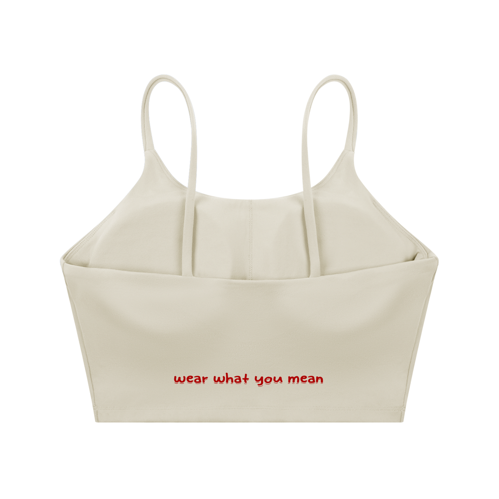 Too Hot to Handle Spaghetti Strap Yoga Sports Bra | TOVA T's